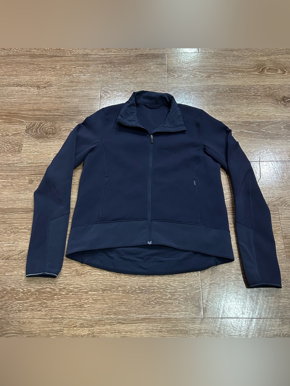 Lululemon Cardio Squad Jacket Midnight Navy Size 4 Womens BBL Boxy Athletic